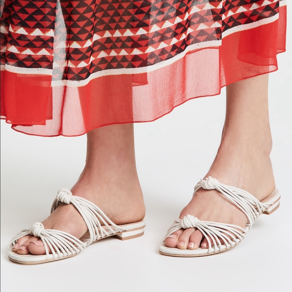Schutz Nitiely White Sandal